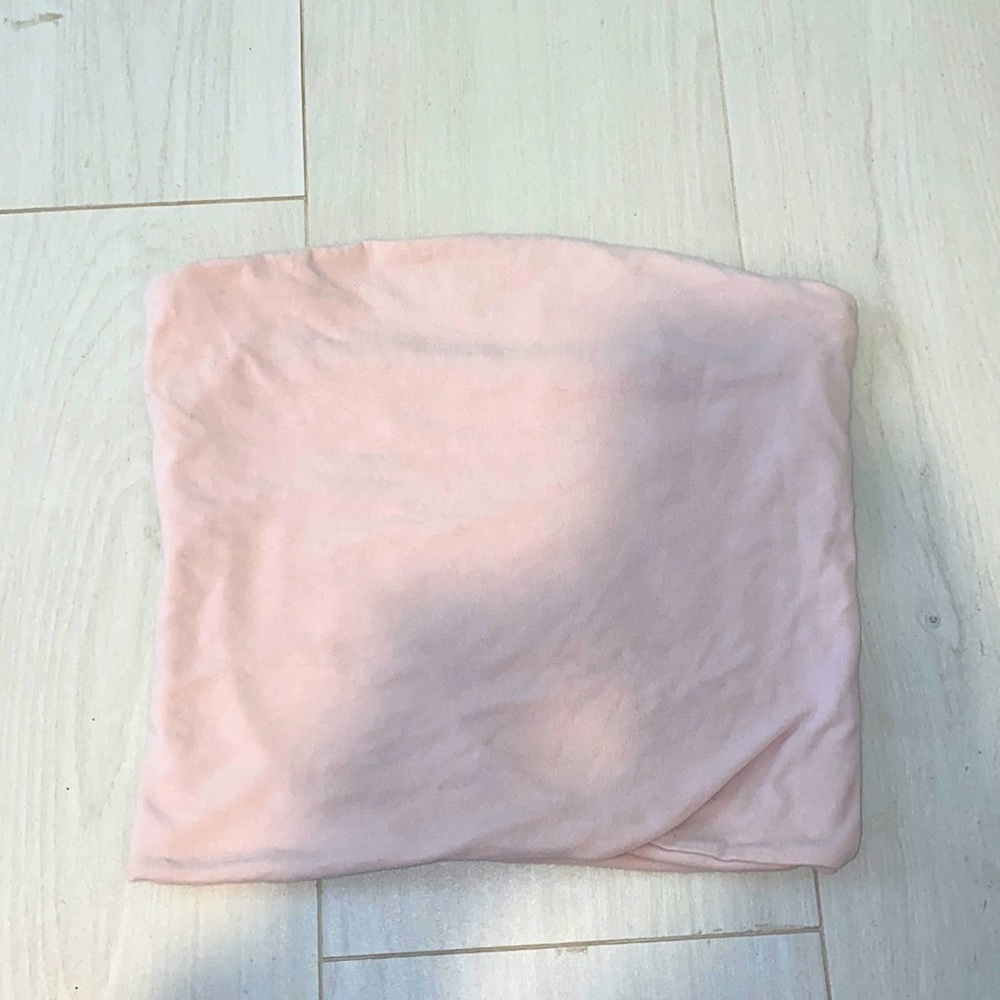 baby pink tube top